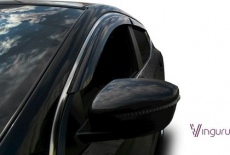 Дефлекторы Vinguru для окон Nissan Qashqai II кроссовер 2014-2021
