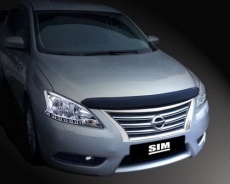 Дефлектор SIM для капота Nissan Sentra B17 седан 2014-2021